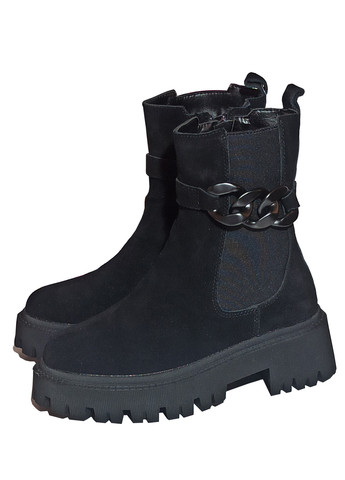 Зимові черевики для дівчинки підлітка 1008-1 чорні ITTS (266915410)