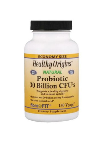 Probiotic 30 Billion CFU's 150 Veg Caps HOG-55518 Healthy Origins (260478938)