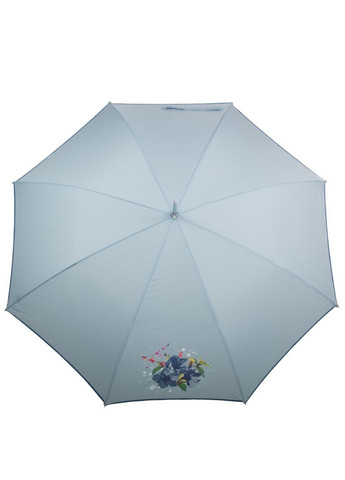 Жіночий світло-блакитний парасолька-тростина напівавтомат Airton (262975921)
