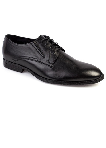 Черные классические туфли мужские бренда 9402039_(1) Mida на шнурках