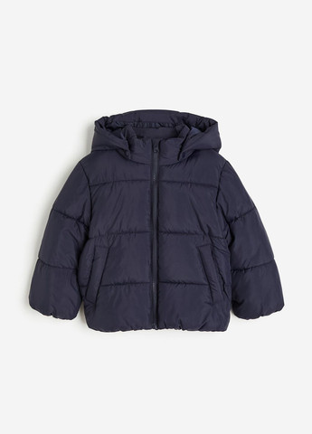 Темно-синя зимня куртка H&M
