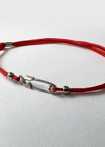 Серебряный браслет с подвеской Булавка красный регулируется Family Tree Jewelry Line (266038520)