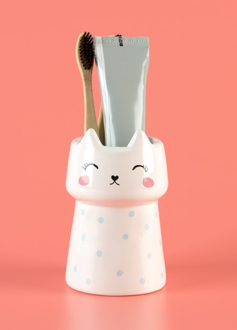 Підставка для зубних щіток "Cute cat" 250 мл MVM (259921086)