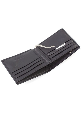 Мужской стильный кошелек из кожи 10,5х8,5 M101(18760) черный Marco Coverna (259737021)