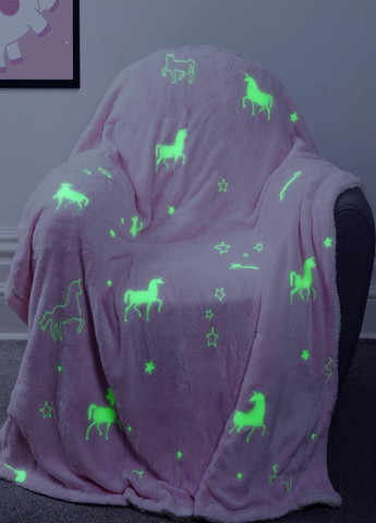 Плед детский Rozia Magic Blanket покрывало микрофибра светящийся в темноте Good Idea (270965770)