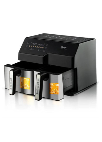 Аэрофритюрница двойная сенсорная 2500W RAF R.5342 (276059504)