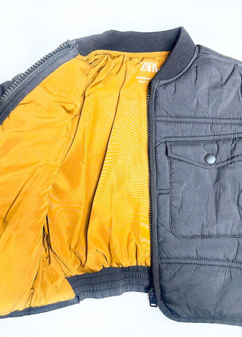 Черная демисезонная демисезонная куртка 92 см черный артикул л121 Zara