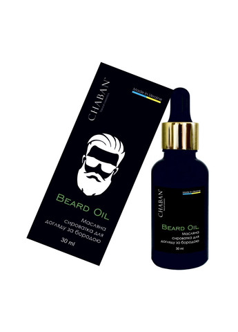 Масляна сироватка для догляду за бородою Chaban 30 мл Chaban Natural Cosmetics (259366827)