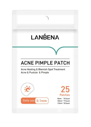 Патчи от прыщей дневные Acne Pimple Patch Night Use (25 шт) LANBENA (260476740)