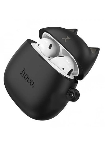 Бездротові навушники EW45 Magic Cat (TWS, Bluetooth 5.3, зарядний чохол, у вигляді котика) Чорні Hoco (257562286)