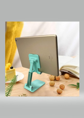 Подставка держатель для телефона, смартфона, планшета Folding desktop phone stand - мятная China (257591711)