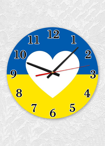 Часы настенные :: Украина. Сердце Creative (266423805)