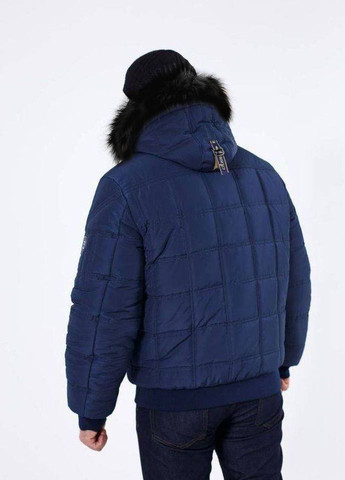 Синяя зимняя зимняя мужская куртка большого размера SK