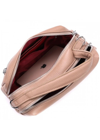 Молодежная женская кожаная сумка через плечо 22345 Vintage (276705720)