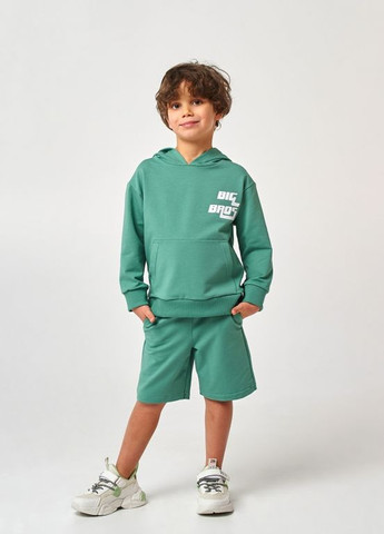 Детские шорты | 95% Хлопок | Демисезон | 92, 98, 104, 110, 116 | Удобные и стильные со шнурком Зеленый Smil (277694325)
