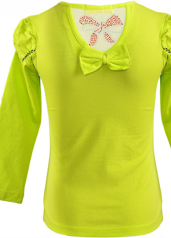 Зеленая футболки батник дівчинка (001)11906-736 Lemanta
