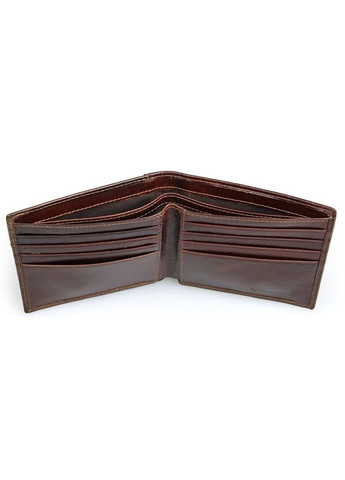 Чоловічий шкіряний гаманець 14374 Темно-коричневий Vintage (262523863)