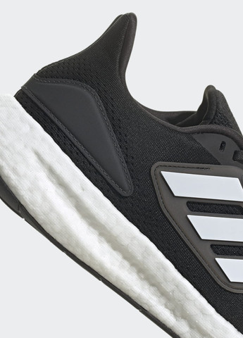 Чорні всесезон кросівки для бігу pureboost 22 adidas