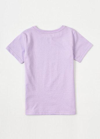 Фіолетова літня футболка фіолетова "жирафчик" KRAKO