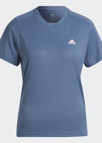 Синя всесезон футболка для бігу run it adidas