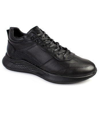 Черные осенние ботинки мужские бренда 9100439_(1) ModaMilano