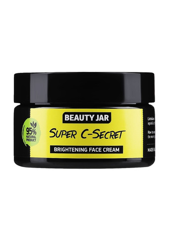 Освітлюючий крем для обличчя Super C-Secret 60 мл Beauty Jar (258783510)