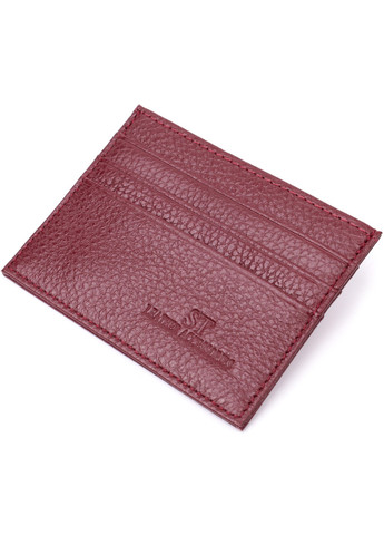 Практичный кард-кейс из натуральной кожи 22446 Бордовый st leather (277980507)