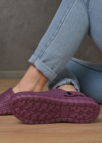 Фиолетовые кроксы женские фиолетового цвета Let's Shop