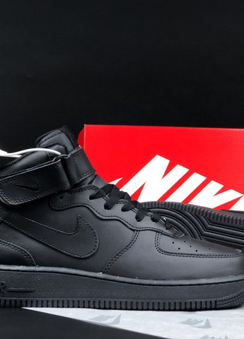 Черные зимние кроссовки мужские, вьетнам Nike Air Force