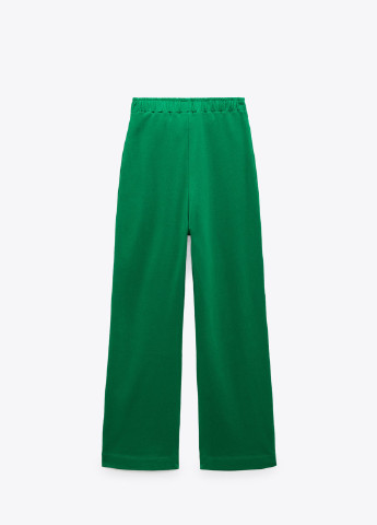 Зеленые кэжуал летние брюки Zara