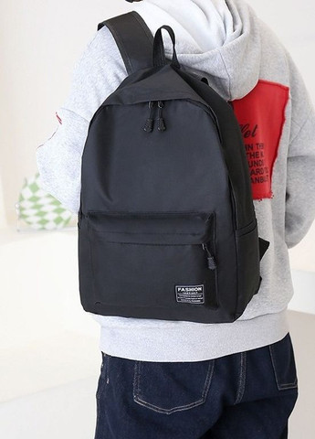 Рюкзак школьный портфель мужской женский FASHION черный No Brand (276459219)