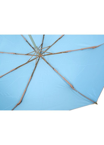 Золотой зонтик женский механический №3265 складной на 8 спиц золотистый с голубым Parachase средний система антиветер (262890236)