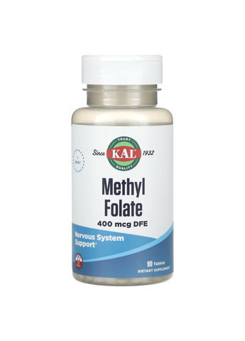 Метилфолат Methyl Folate - 90 таб KAL (273253716)