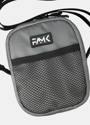 Маленькая сумка мессенджер (через плечо) MBR5 серая Famk (258402635)