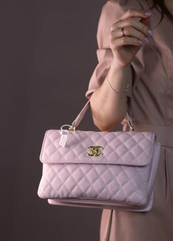 Сумка классическая с лого Chanel 26 pink Vakko (260601947)