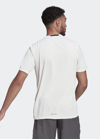Біла футболка для бігу adidas D4M TEE TRAINING