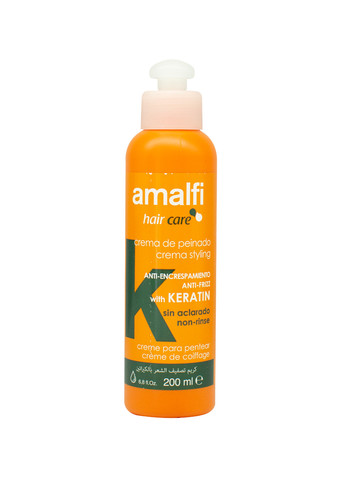 Стайлінг крем для волосся Keratin 200 мл Amalfi (260118868)
