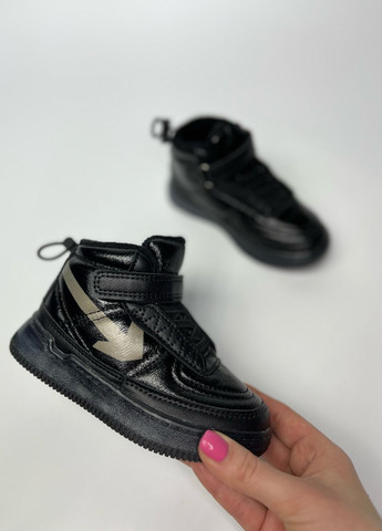Черные спортивные, повседневные осенние хайтопы - демисезонные ботинки Jong Golf