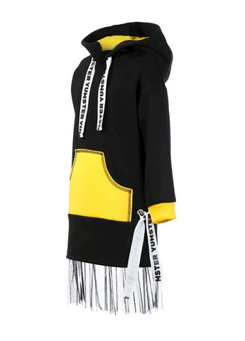 Чёрное платье теплое Yumster (268297016)