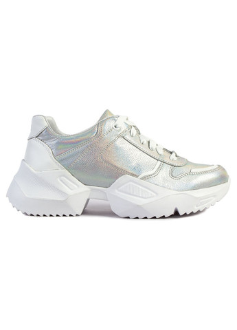 Срібні осінні кросівки жіночі бренду 8401281_(700) ModaMilano
