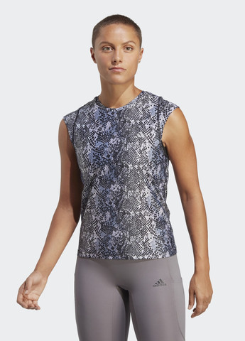 Чорна всесезон футболка для бігу fast running made with parley ocean plastic adidas
