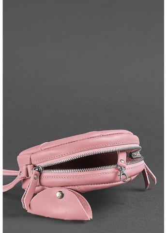 Жіноча шкіряна кругла сумка Бон-Бон рожева BN-BAG-11-PINK-PEACH BlankNote (264478334)