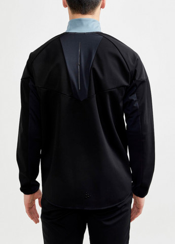 Черно-белая зимняя мужская куртка Craft Glide Block Jacket