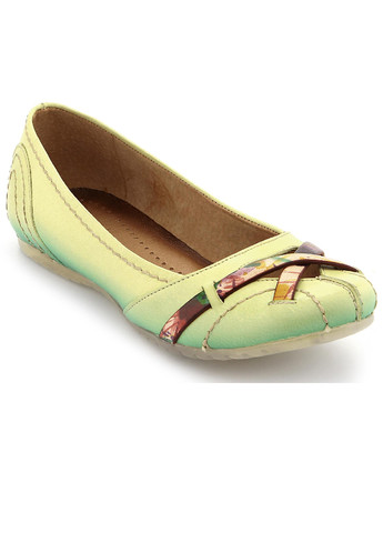 Зеленые женские повседневные туфли - фото