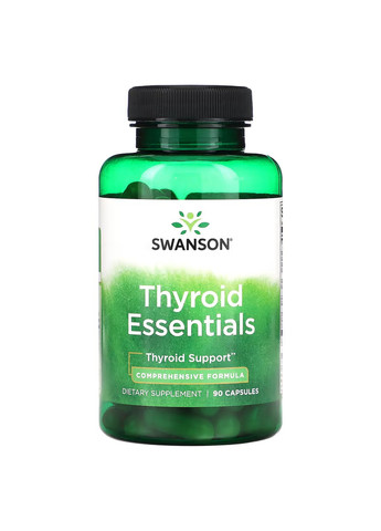 Комплекс для Підтримки Щитовидної Залози Thyroid Essentials - 90 капсул Swanson (269462105)