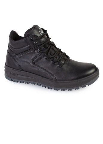 Черные зимние ботинки мужские бренда 9501093_(1) ModaMilano