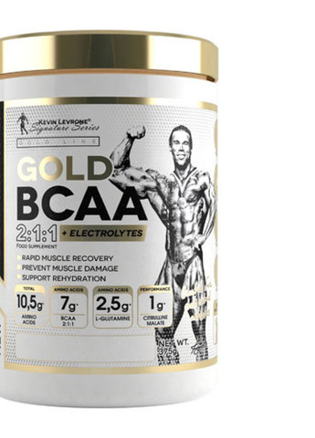 Комплекс амінокислот Gold BCAA 2:1:1 + Electrolytes 375 g (Blackberry - Pineapple) Kevin Levrone (259752943)