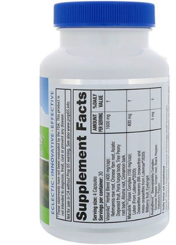 EssentialEyes 120 Veg Caps RCH197 Ridgecrest Herbals (256723275)