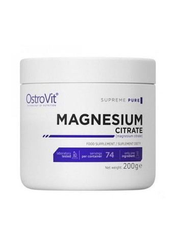 Magnesium Citrate 200 g /74 servings/ Ostrovit (261553614)