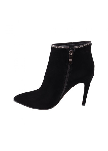 Черные ботильоны женские черные натуральная замша FARINNI 512-23DH